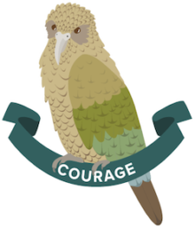 Kea icon for Boost's core value of Courage | Te hopo whitia.