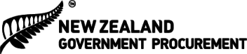 New Zealand Government Procurement logo.